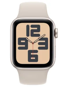 Apple Watch SE 2 GPS 40mm Starlight Aluminium Case with Starlight Sport Band (S/M)