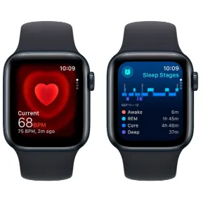 Apple Watch SE 2 GPS 40mm Starlight Aluminium Case with Starlight Sport Band (S/M)4