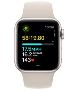 Apple Watch SE 2 GPS 40mm Starlight Aluminium Case with Starlight Sport Band (S/M)2